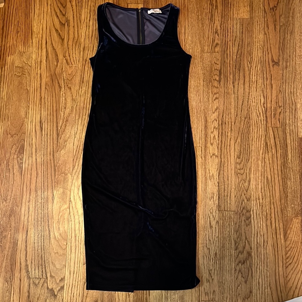 Purple Velvet Dress
